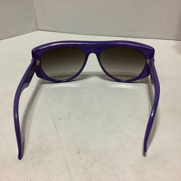 Vintage Anne Klein II For Riviera Purple Sunglasses Made Hong Kong - Picture 4 of 6